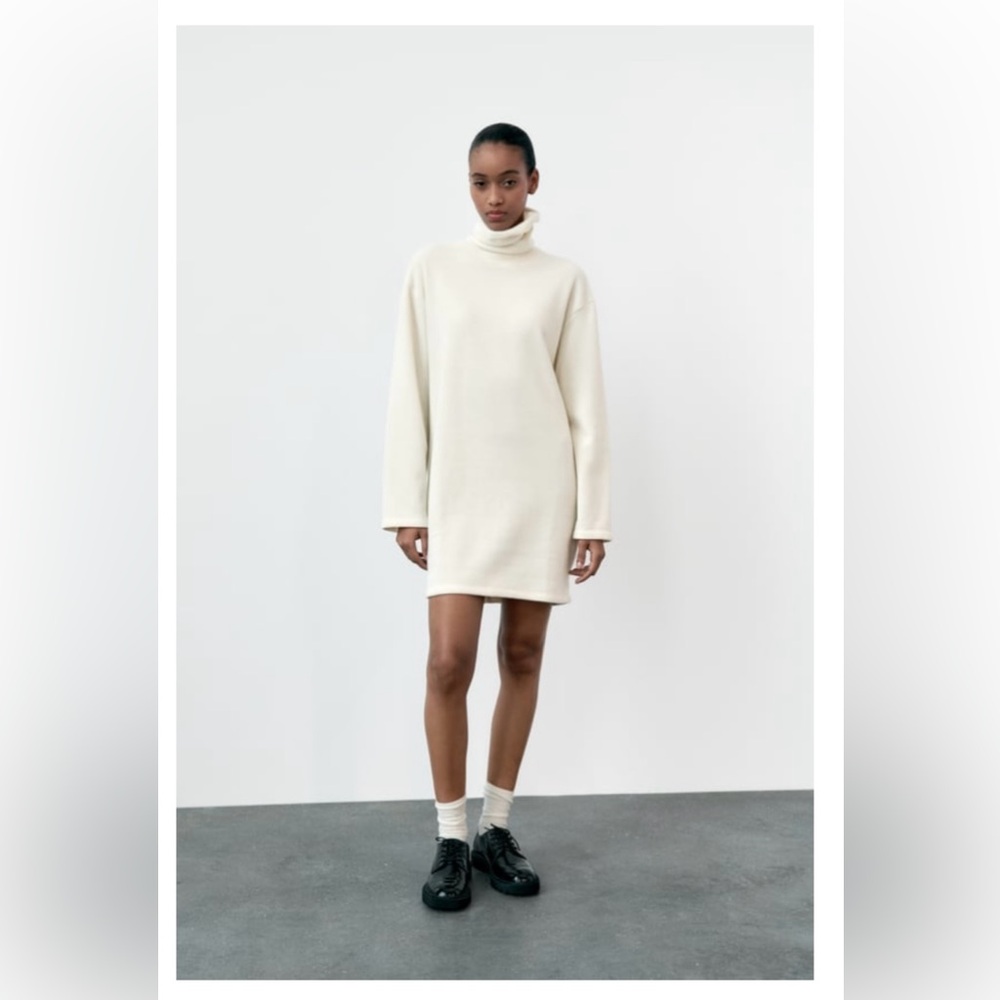 Zara mini sweater dress NWT